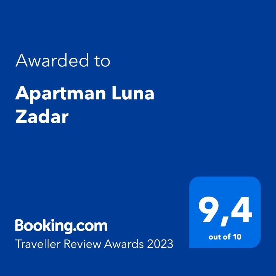 Apartman Luna Задар Екстер'єр фото